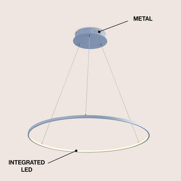 Brice Modern Contemporary Iron Integrated LED Pendant
